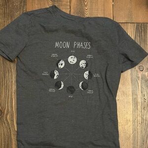Cat & Jack Moon Phases Tee - Dark Gray